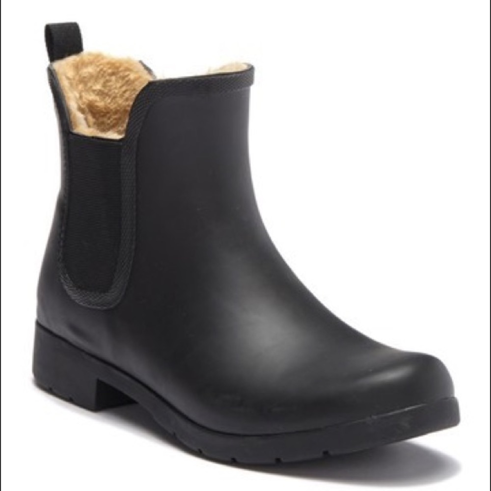 Chooka Eastlake Chelsea Faux Fur Waterproof Boot 8